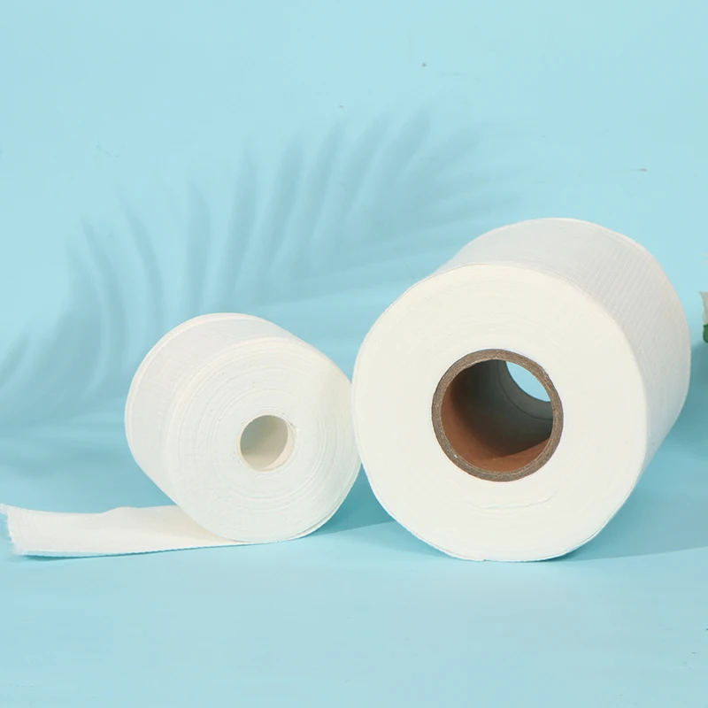 50% Viscose 50% Polyester FDACross Lapping 80% Viscose 20% Polyester Spunlace  Parallel Cross Emboss Spunlace Nonwoven