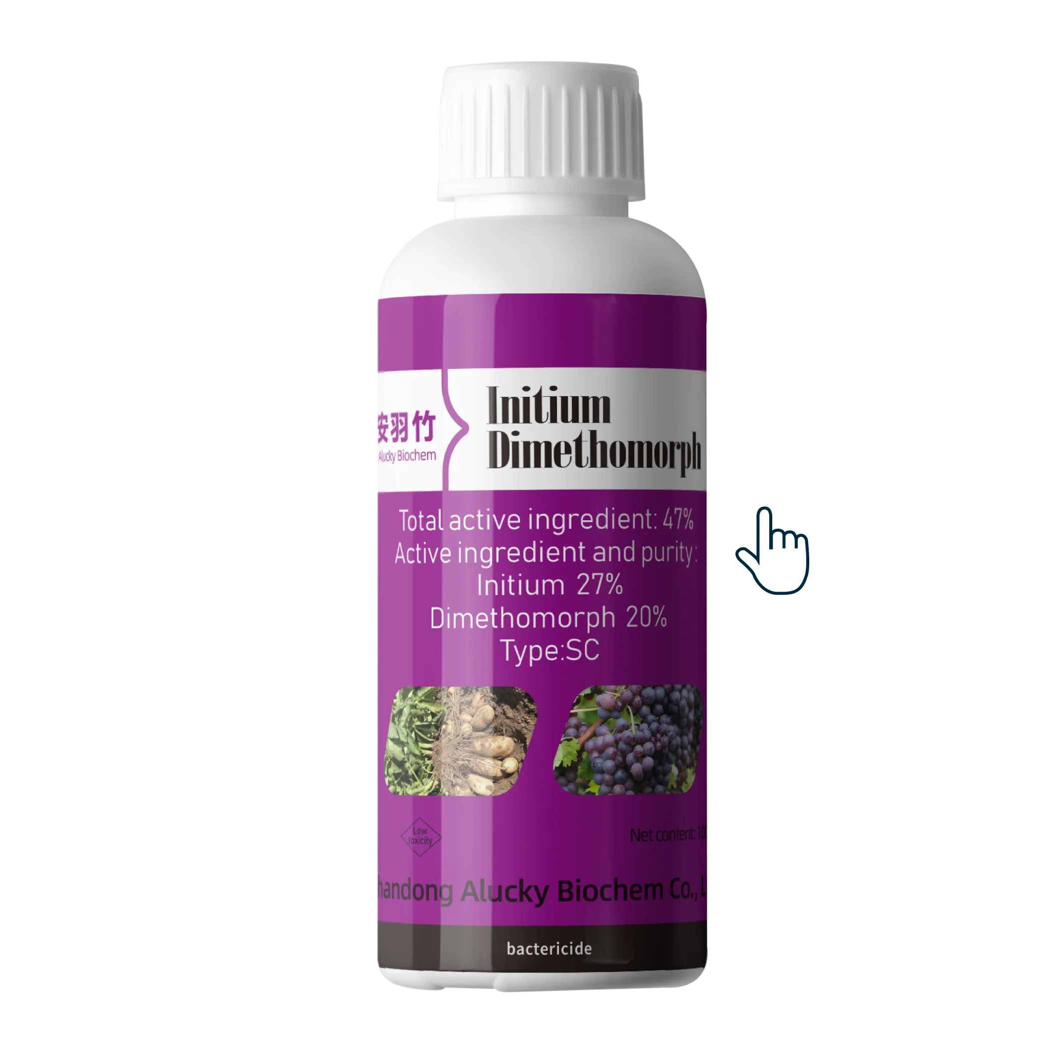 
Pre-mixture fungicide SC dimethomorph + initium 110488-70-5 