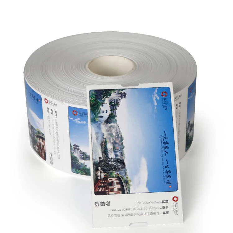 Customization High Quality Thermal Paper Printing Scenic Spot Entrance Ticket Admission Event Ticket Coupon Printing