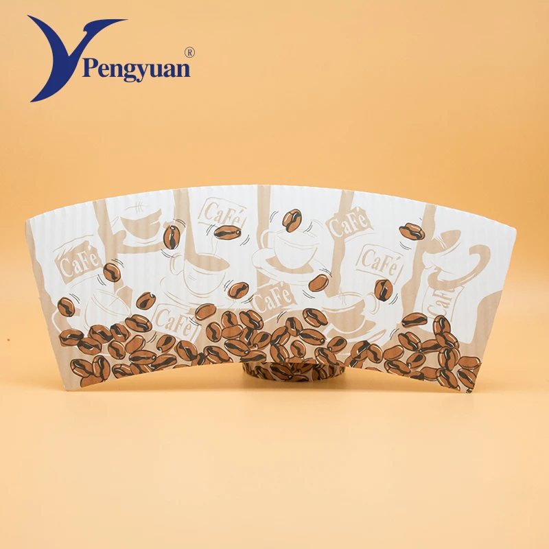 152gsm 300 gsm kraft paper fan wall water fan pe coated paper cup fan for coffee paper cup