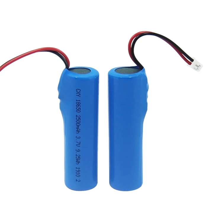BIS certification UN38.3 certification rechargeable 18650 2500mAh 9.25Wh Lithium Ion battery