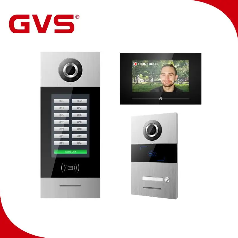 Support max 32GB SD card,  video door phone intercom system