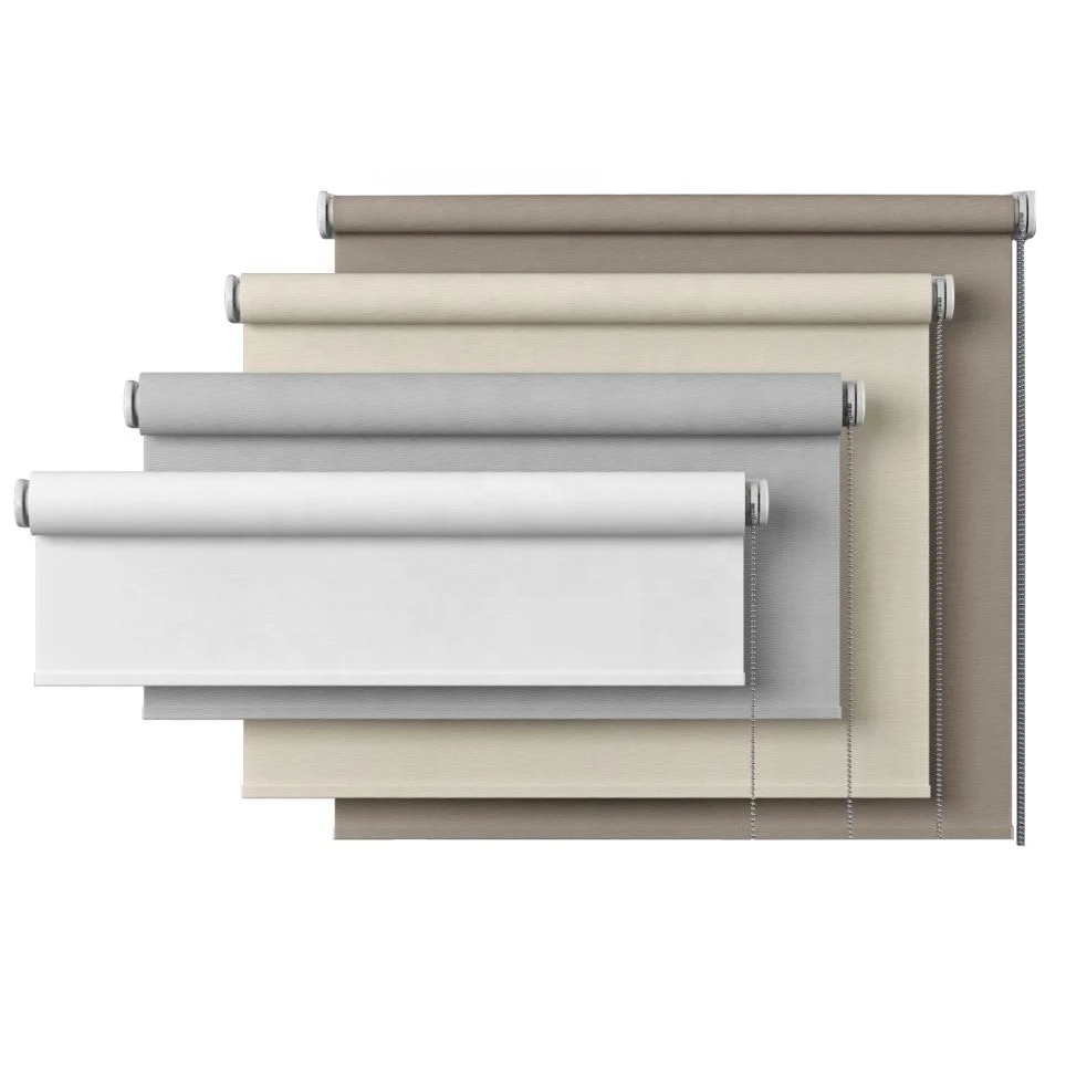 Wholesale Roller Shade Fabric PVC Blackout Curtain Fabric Curtain Roller Blinds Fabric