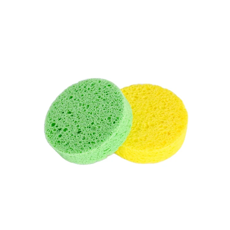 Wholesaler Produces Exfoliating Cleansing Sponge Cellulose Face Wash Round