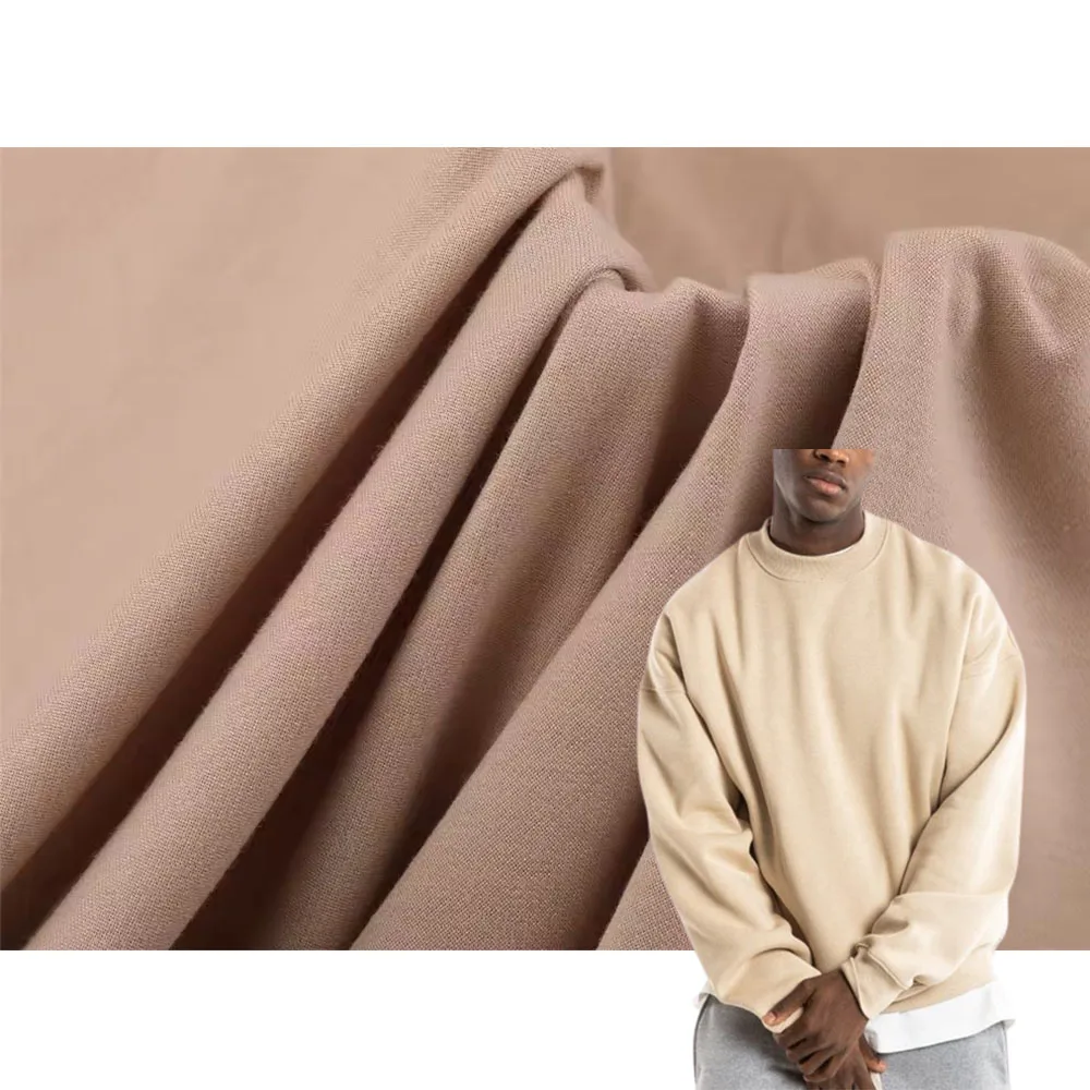 W003 Wholesale Textiles Knitted Polyamide Fabric Sport Wear T-shirt Fabric Cloth Elastane Spandex French Terry Fabric