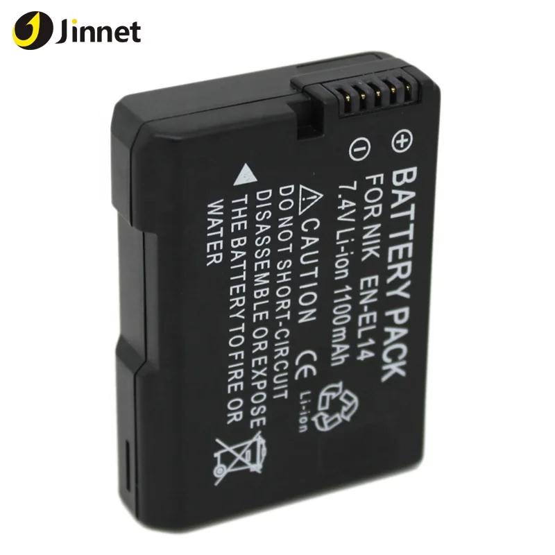 Jinnet 7 4 В литиевая батарея EN-EL14 для Ni kon D5500 D5100 D5200