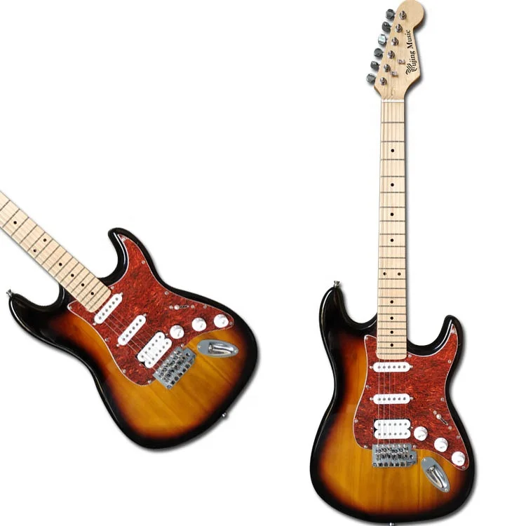 Professional musical instrument Factory oem colorful travel mini kids adult electric guitar electrica guitars from china factory