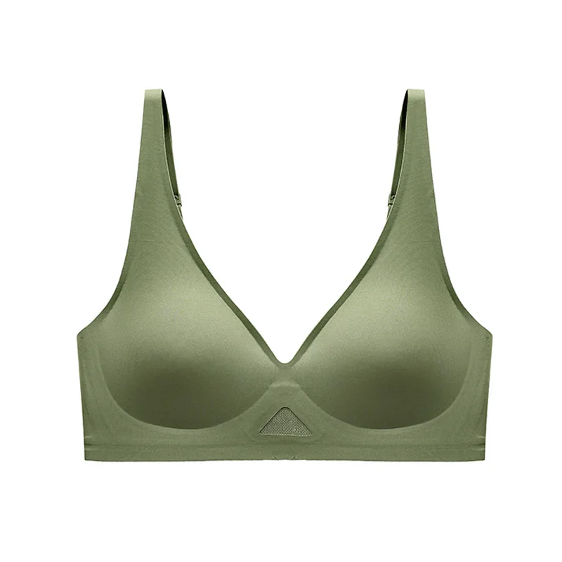 Custom Wireless Bra 633# Women  Push Up Comfort Female Bralette Thin Soft Invisible Bra Sexy Lingerie Seamless Bras