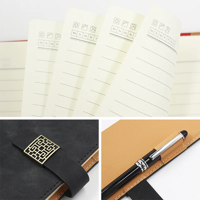 High Quality Fashion Notebook Notepad Set Business Book Office Supplies Note Book Diary Stationery Gift Office School Supplies