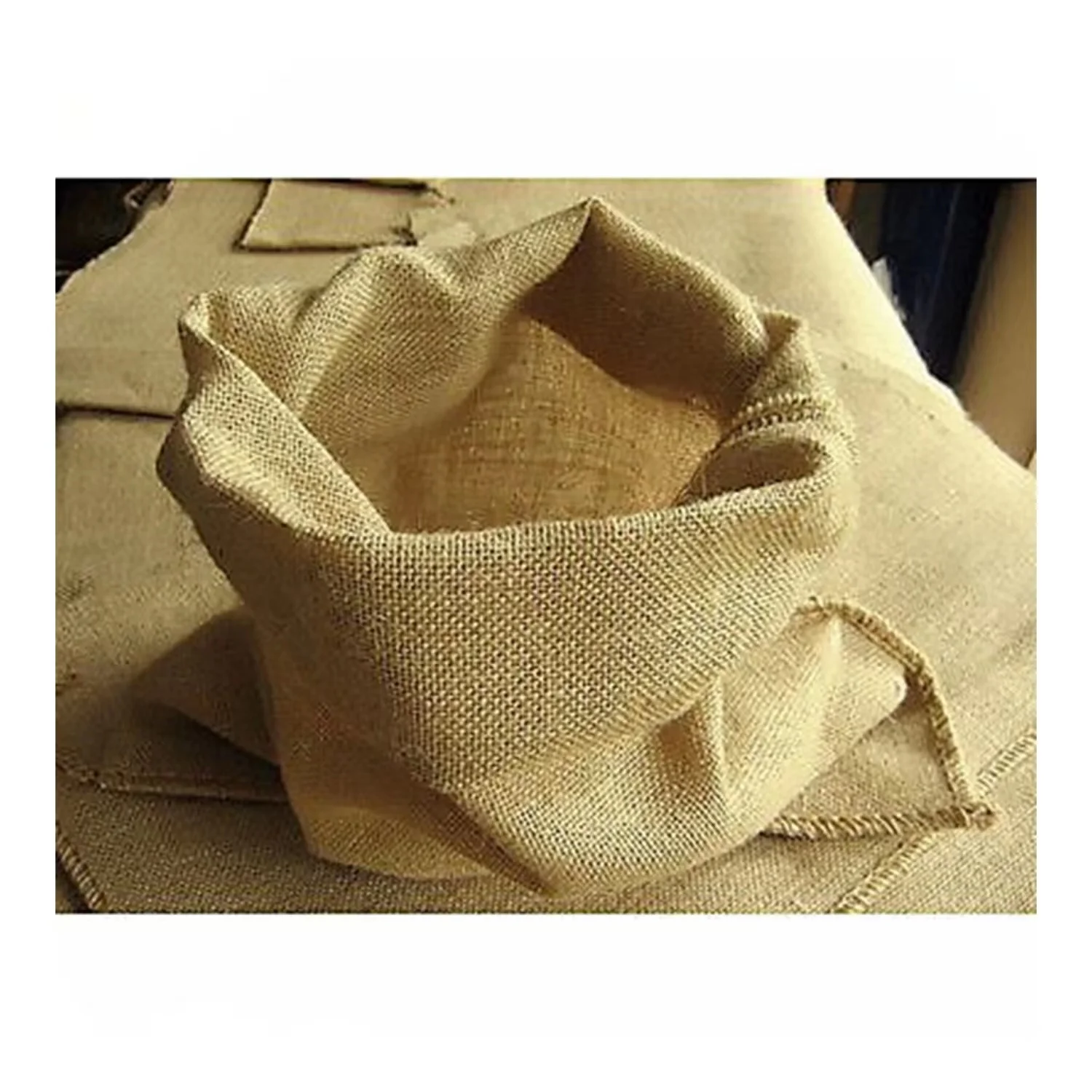 Jiahe best-selling 10kg jute rice bag burlap hessian sack natural jute drawstring bags