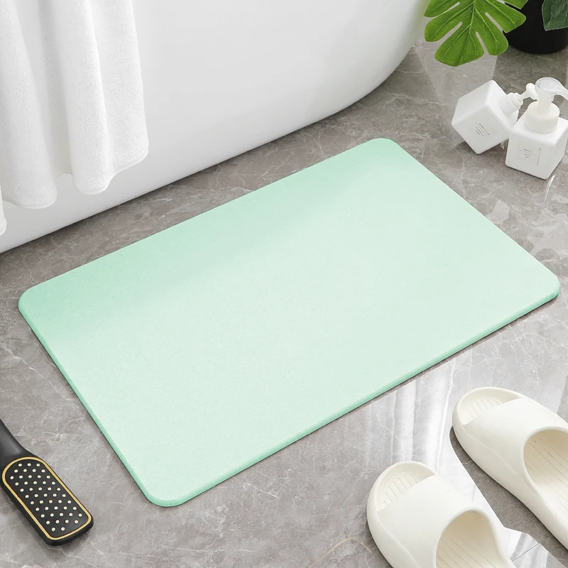 tub suction diatomite customize diatomaceous bottom shower thin marble gel bathroom tub modern floor modern custom hard bath mat