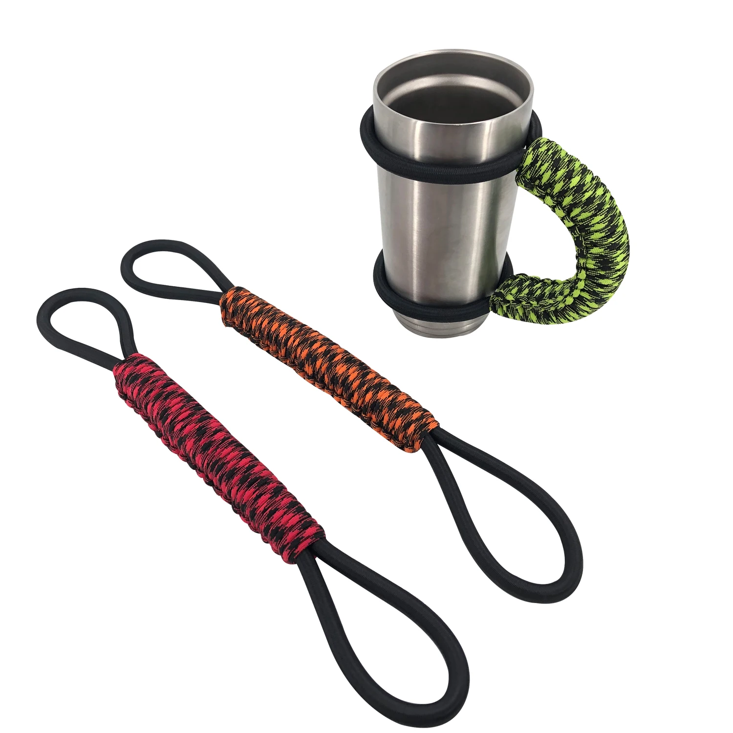 2023 Hot Handmade 550 Paracord Cups Handle For 20oz Tumbler Water Bottle Paracord Handle