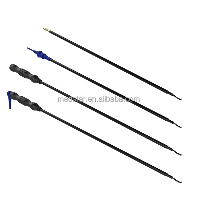 
CE ISO (G) Single Use Foot control Non-stick electrosurgical laparoscopic L hook electrode 