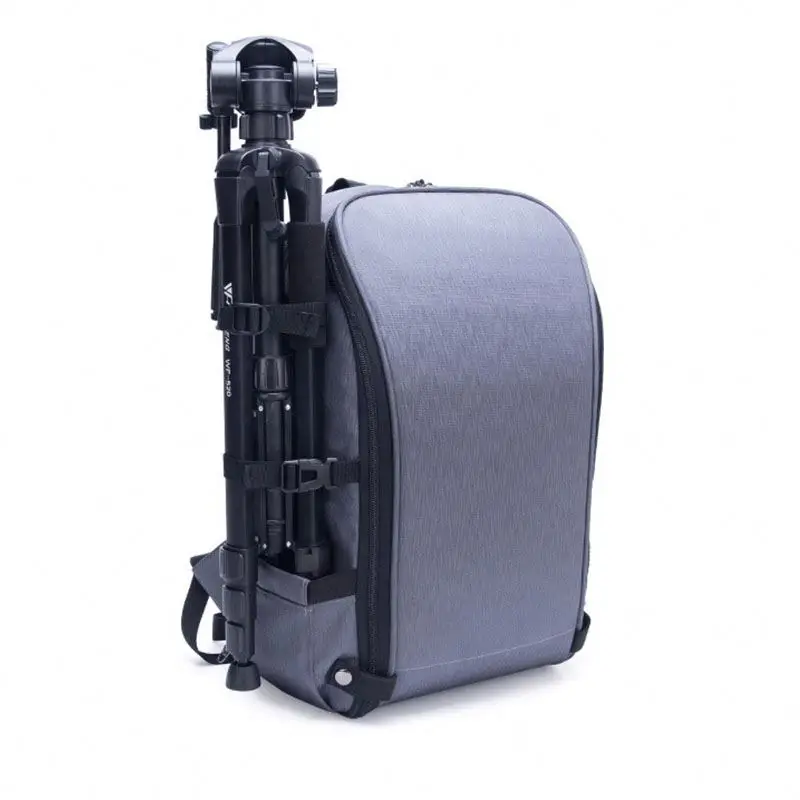 Waterproof Side Tripod Carrier Inside Foam Padded Dividers Camera Photography Backpack With Earphone Hole