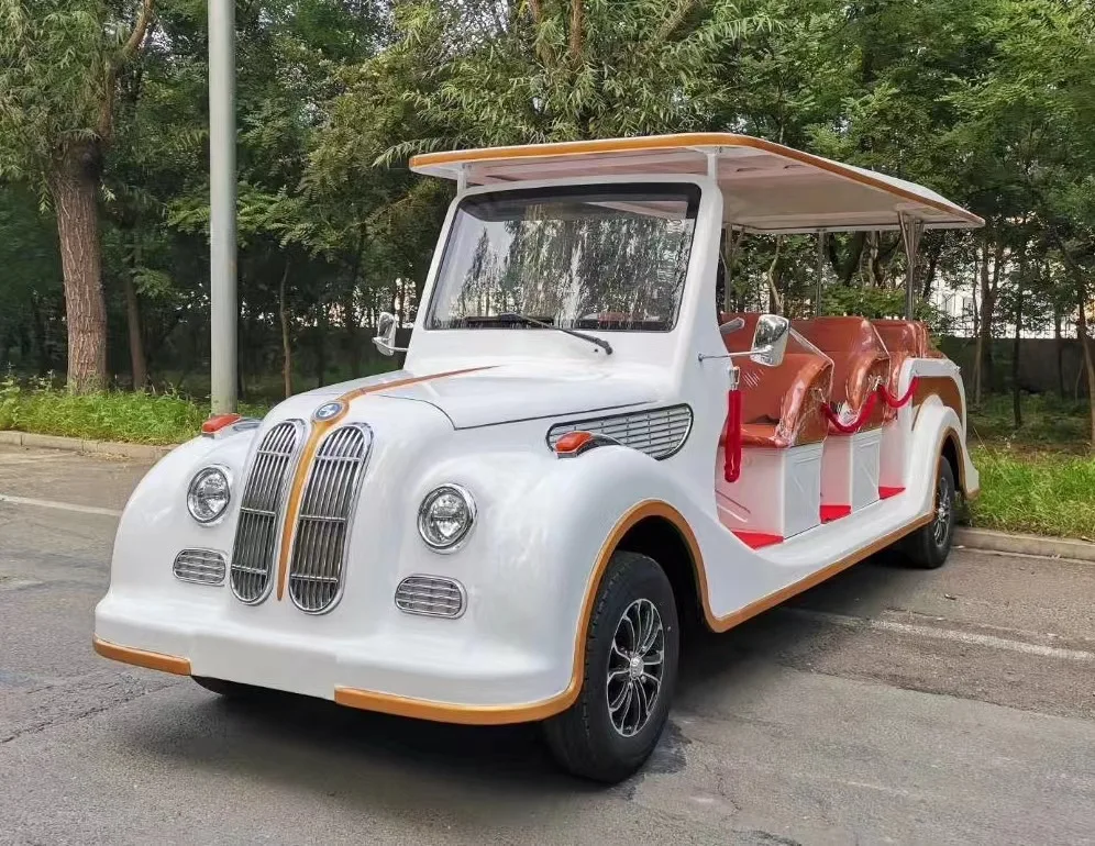 Greenmotor Classic Vintage Cars  9-11 Passengers Electric Shuttle Bus