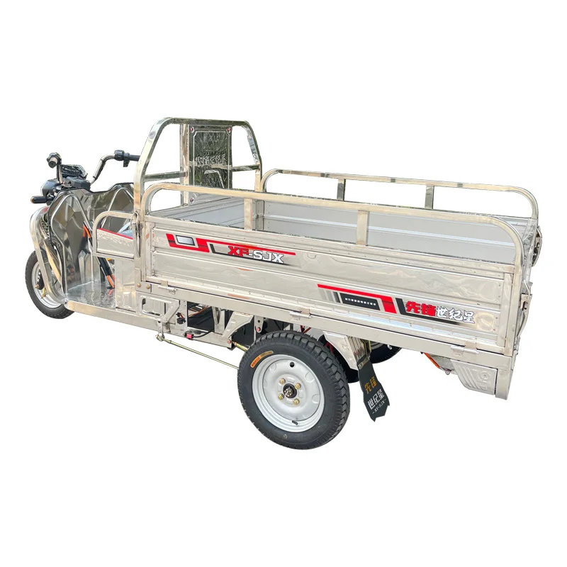 Agriculture Cargo 1200W Carrier Electric Adult Tricycle Cargo Tricycle Electric Agricultural With Cabin