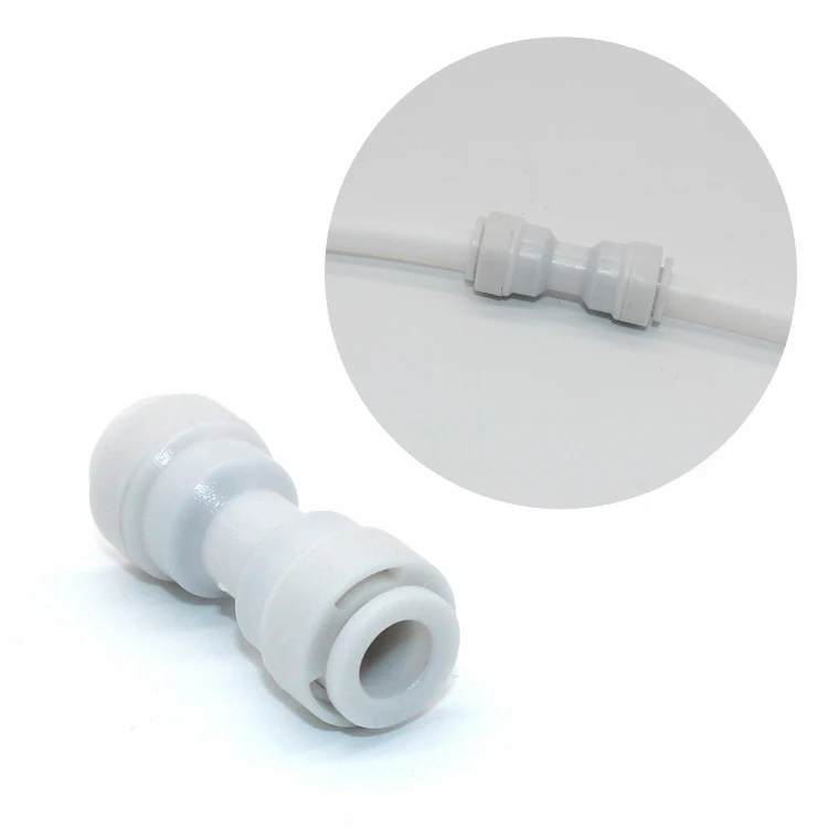 Garden Irrigation Black Straight Slip-lock Quick Coupling For 1/4' for Fog Nozzle Pipe Accessories