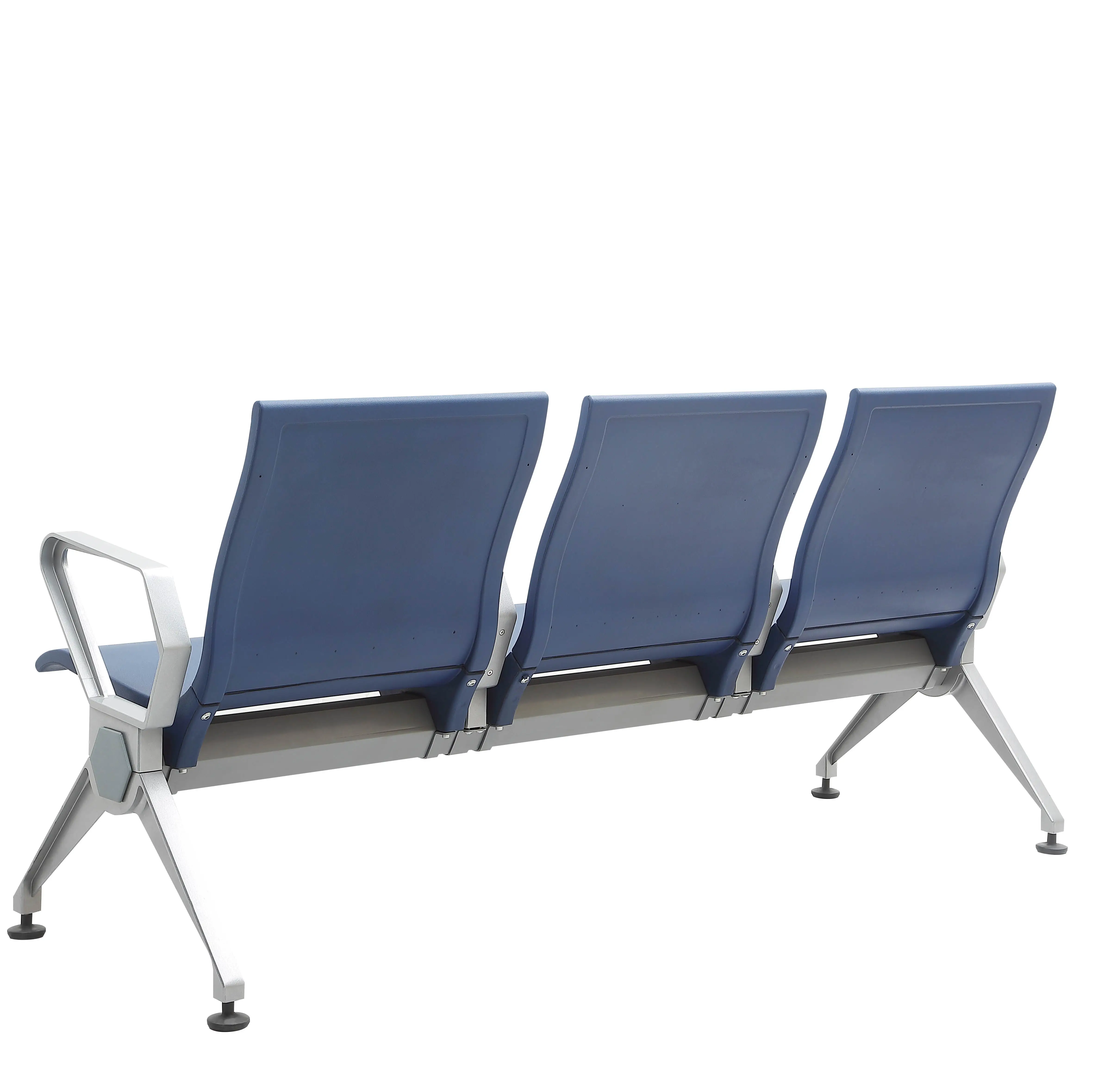 New design nordic reception waiting chair 4 seater leather airport waiting area chairs