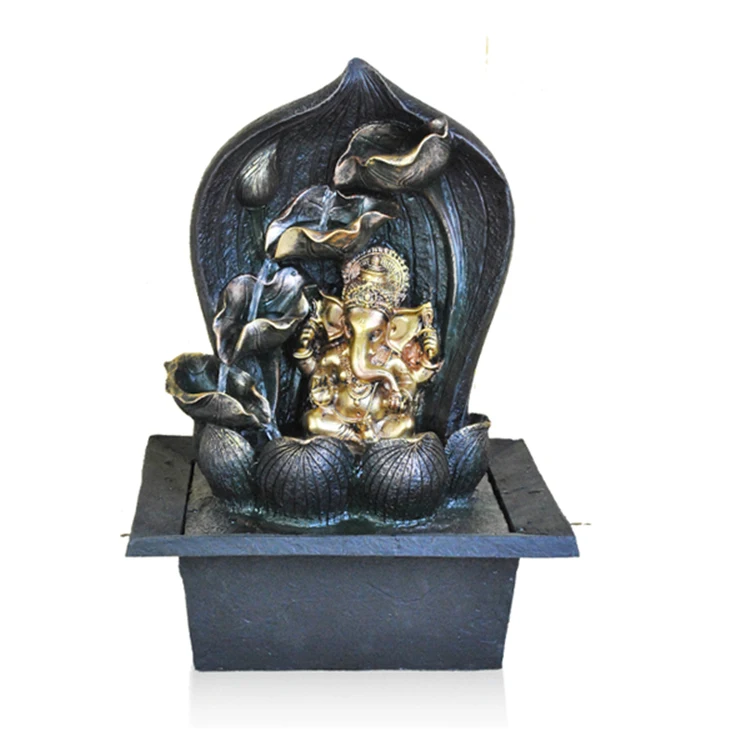 
2021 Chinese buddha tabletop water fountain indoor buddha fountains 