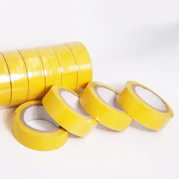 PVC tape insulating adhesive yellow Tape Electrical Tape 10m