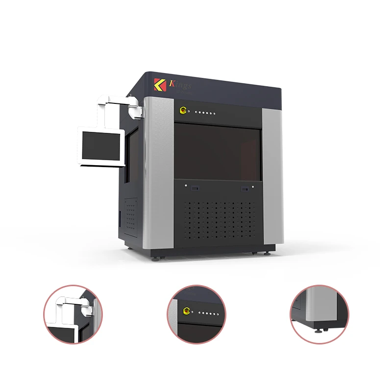 Dual laser fast printing speed stereo lithography kings SLA 3d printers with laser scanner