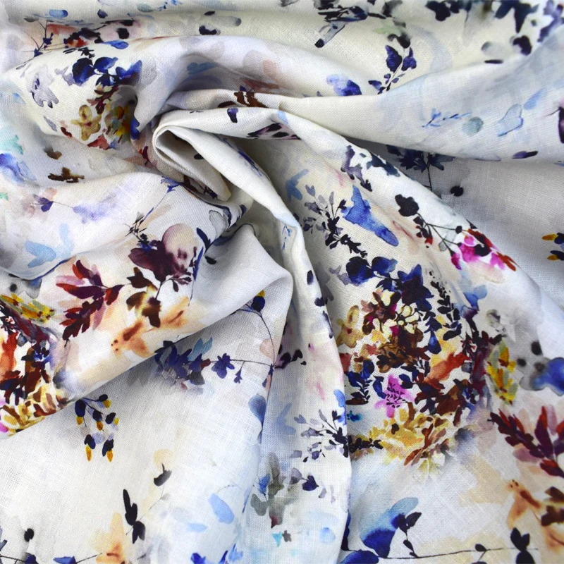 
Manufacturers Wholesale Cotton And Ramie For Vintage Printed Fabrics 