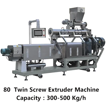 Stainless Steel Twin Screw  Extruder Corn Puff Snack Extruder Machine