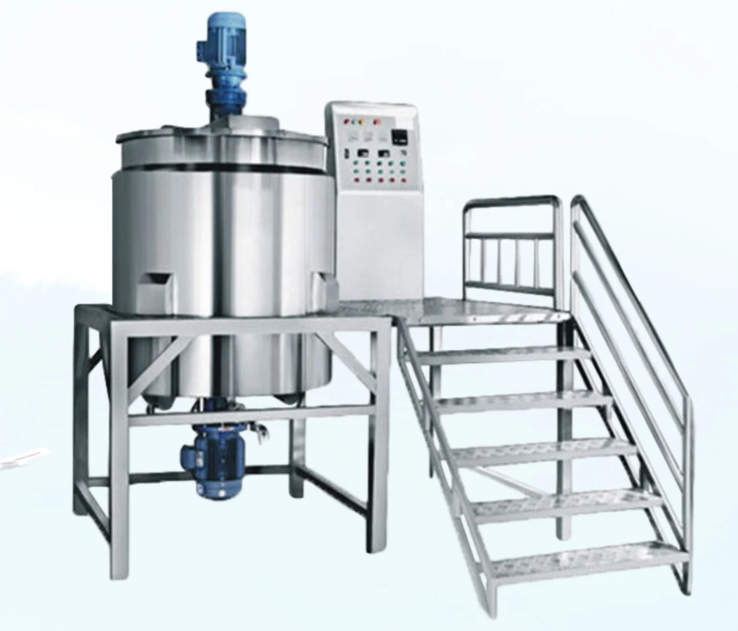 GMP Standard Liquid Detergent Making Machine Cosmetic Lotion Shampoo Liquid Soap Making Machine Blending Tank Mixing Mixer