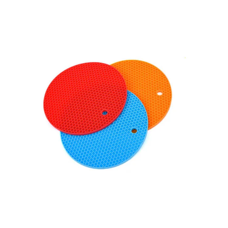 Kitchen Heat Resistance Silicone Trivet Mats Hot Potholders Set Non-slip Oven Mats Silicone Pot Holders Hot Dishes