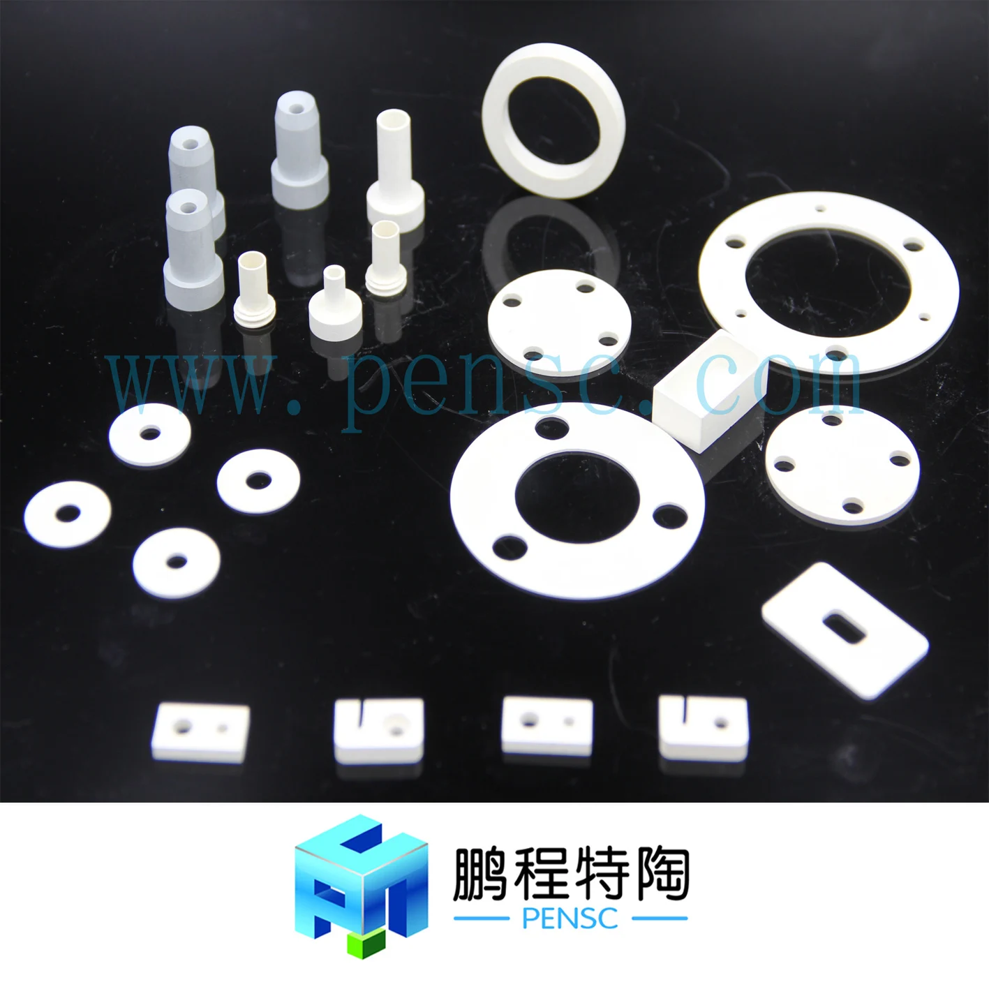 factory supply 99% high-purity BN boron nitride ceramic tube pipe parts for high-temperature furnaces hot press