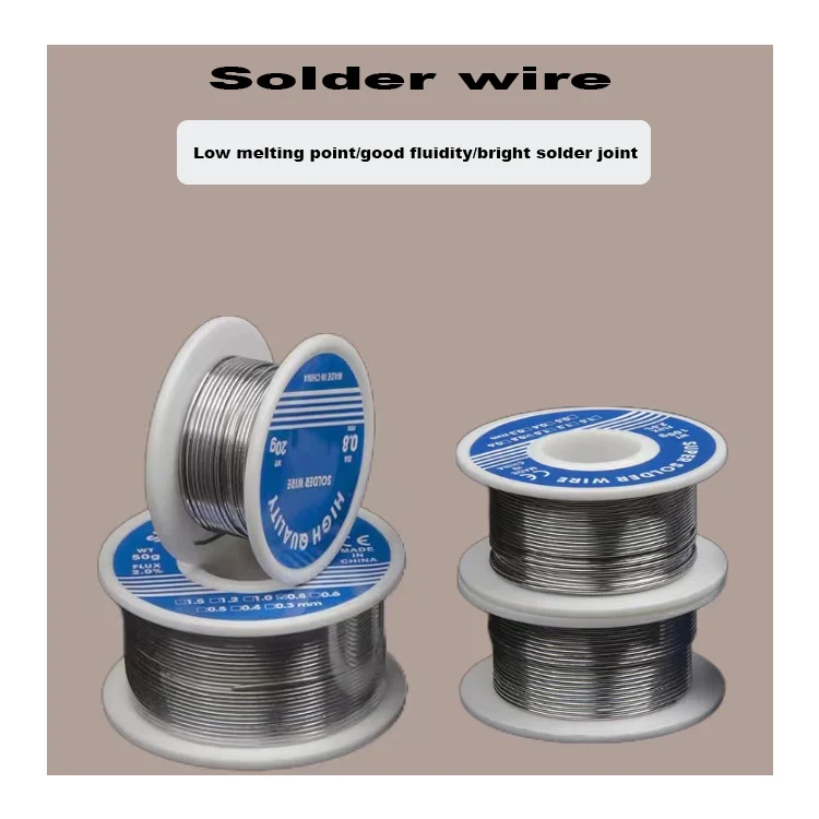 Manufacturers Direct Sales Large Roll Solder Wire 0.8 1.0mm  Environmental Lead-free Solder Wire 100g Smooth Tin