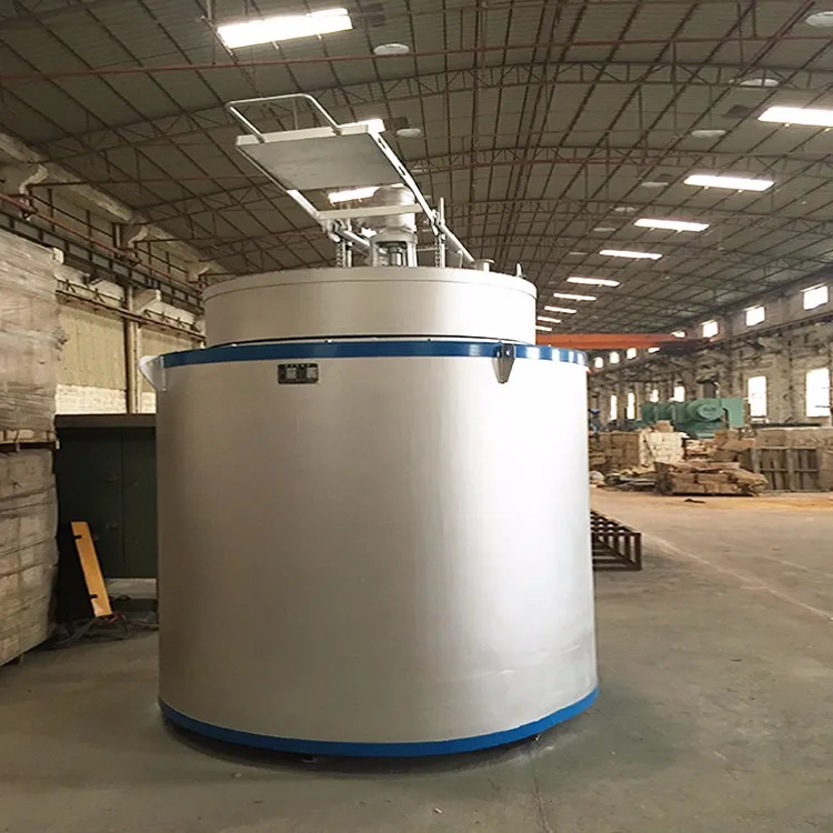 factory price technical crucible heat preservation furnace for low melting metals