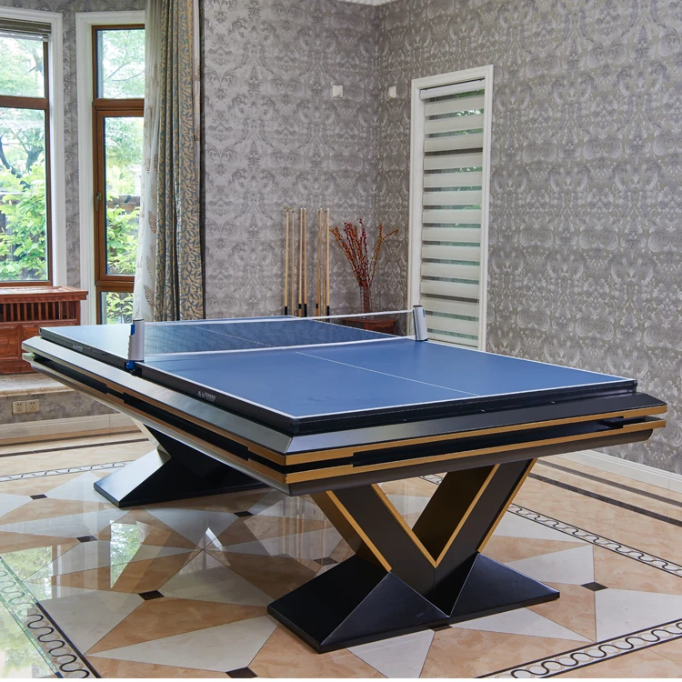 Modern luxury private customized V shape legs pool tables billiards