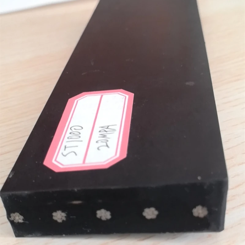 steel core rubber conveyor belting for fire resistant use