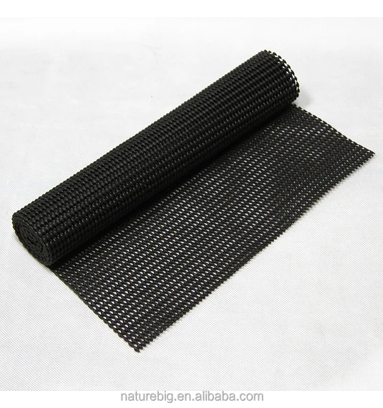 Black pvc shelf liner for cupboards