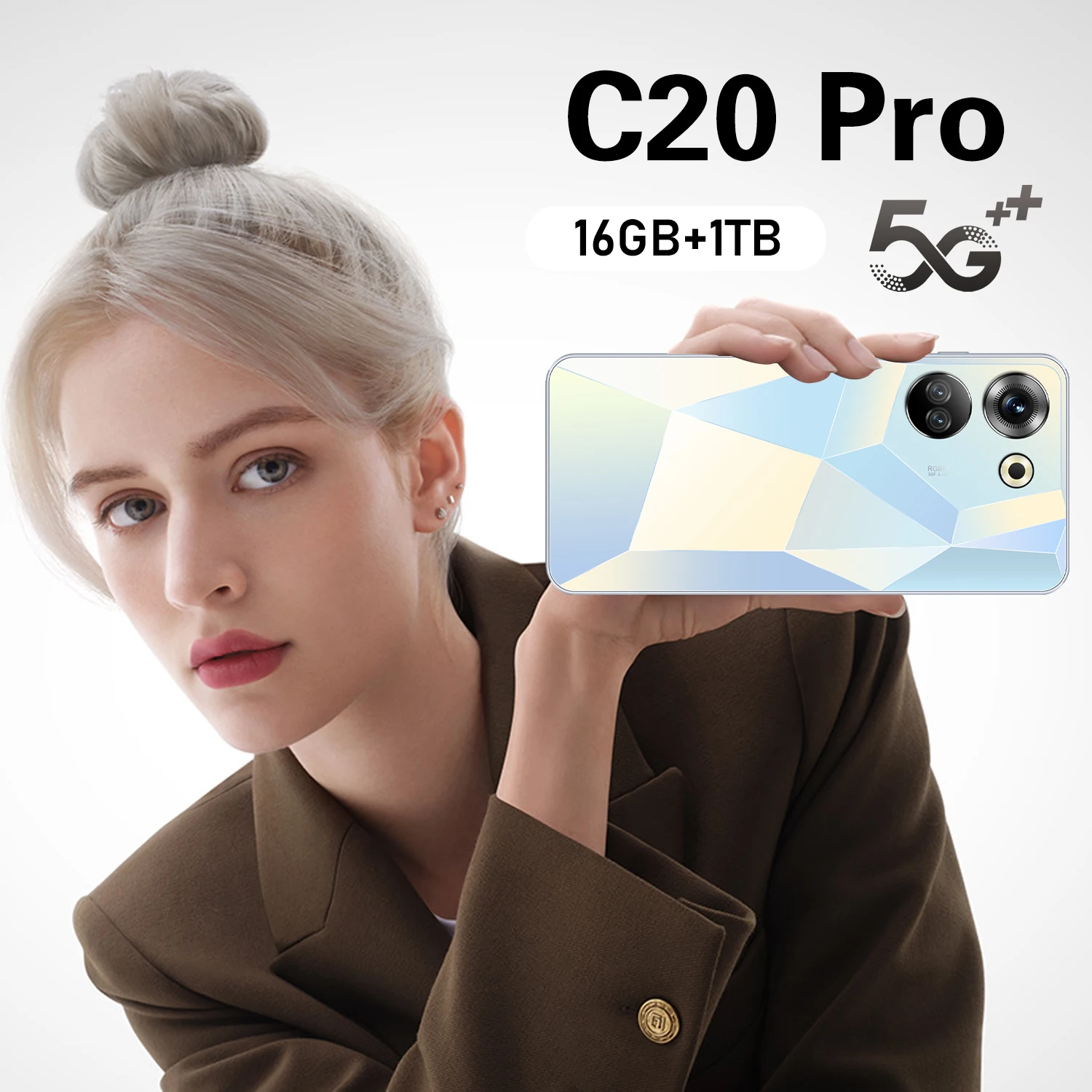 Новый смартфон C20 Pro 512G 7 3 дюймов Оригинальный 5G сотовый телефон Android Celular низкая цена