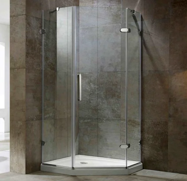Seawin GOOD PRICE high quality beautiful stainless steel hardware customize Tempered Glass Swings Hinge Shower Doors