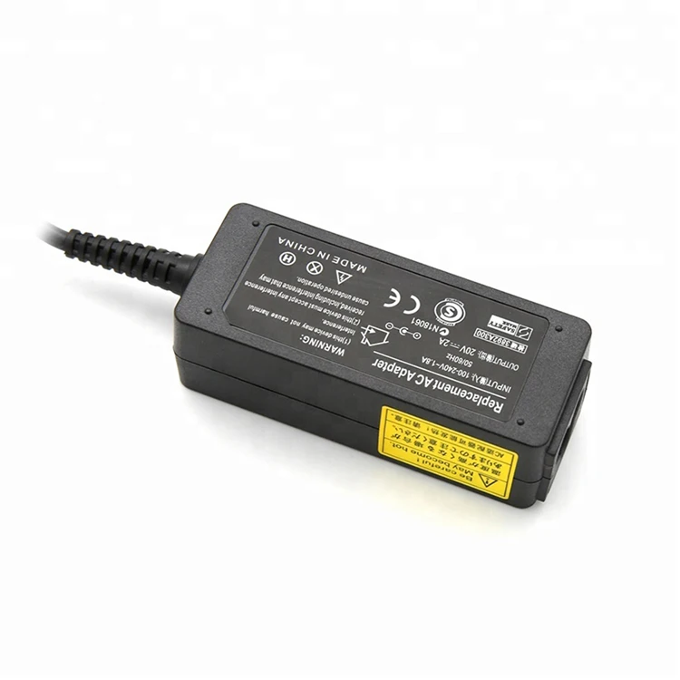 Заглушка для разъема питания ноутбука адаптер переменного тока 230 В dc 20v 2a ноутбук зарядное устройство, адаптер для lenovo