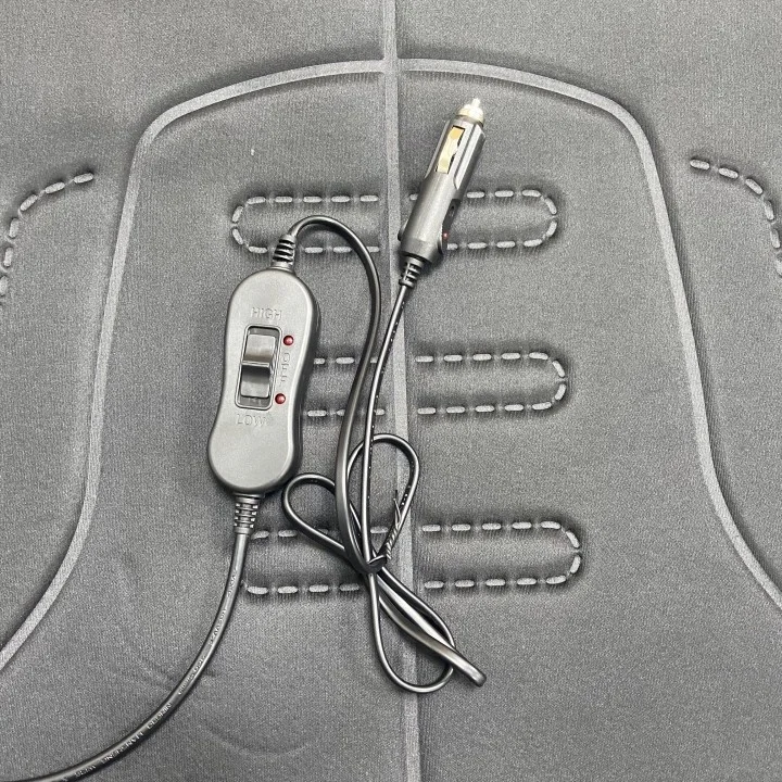 Adjustable Car Seat Cushion Heater 12V Type G Heated Car Seat Cushion