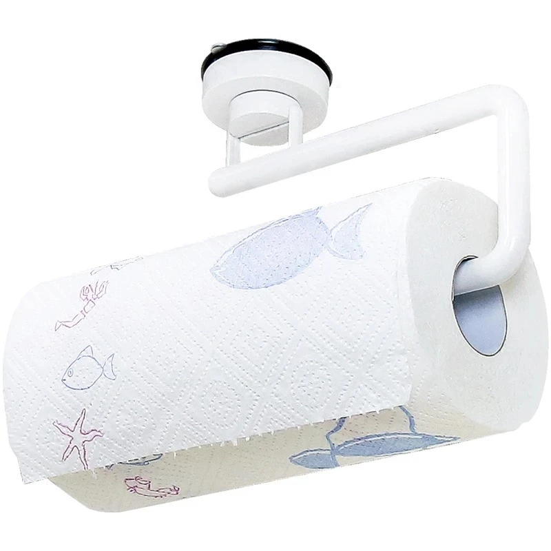 Kitchen Paper Holder Sticker Rack Roll Holder for Bathroom Towel Rack Estanterias Pared Decoracion Tissue Shelf Organizer