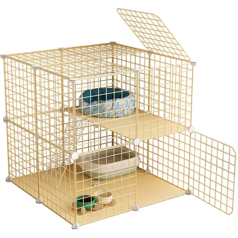 Amazon Hot Selling Gabbie Per Cani For Small Breed Animal Pet Cat Cages Carriers Dog Kennel Cage