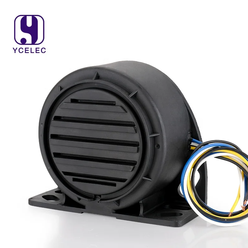human voice 112dB 9V-80V Reverse Alarm Horn Security Alarm 107DB loud Sound Waterproof Backup Alarm