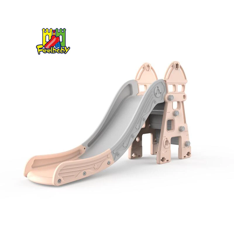 Feelbaby children indoor playground kids plastic slide single