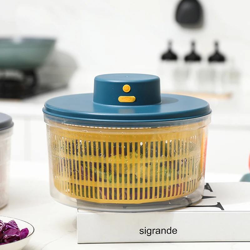 small colander manual tools Salad Spinners handle industrial electronic