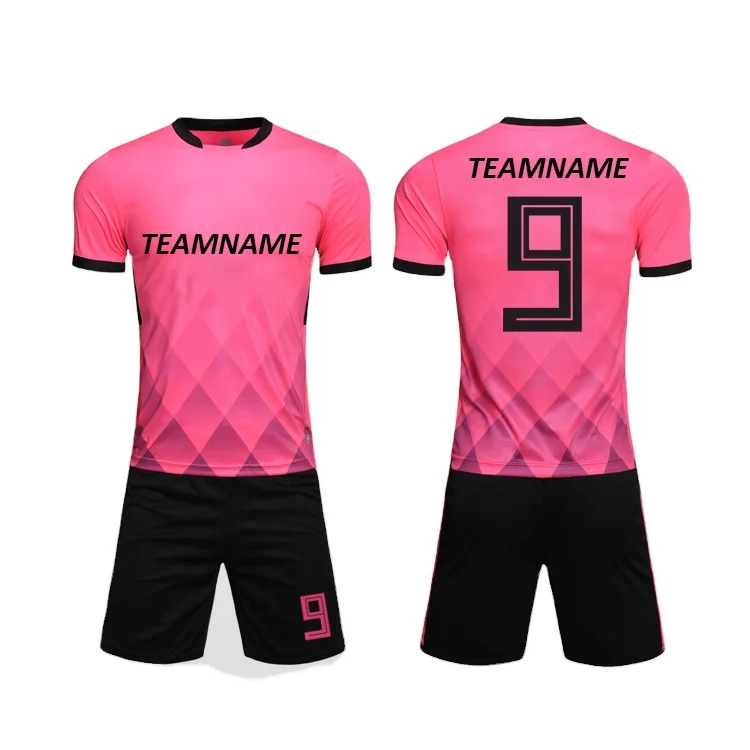 Latest custom 100% Polyester Sports Training China Imported Black and White Soccer Jersey in Player Version Teamwear