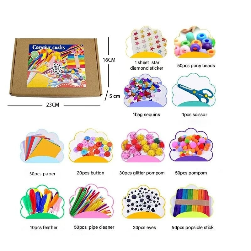 Arts, Crafts  & DIY Toys Creative Products Pipe Cleaners Craft Kit for Kids DIY