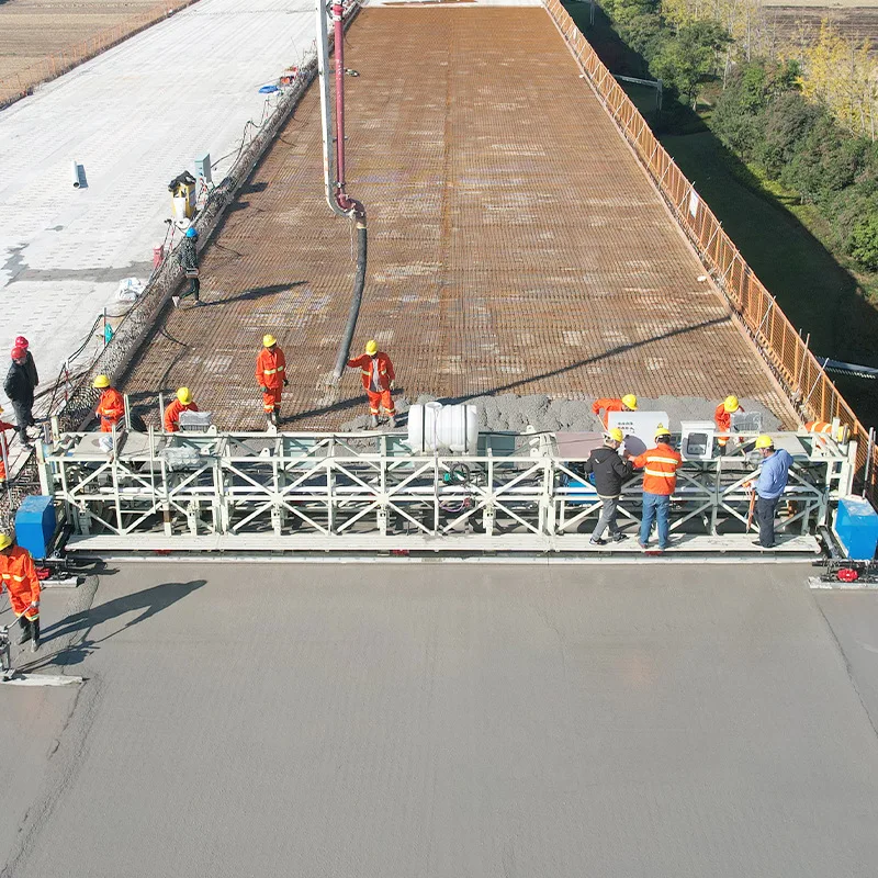 High quality Automatic Concrete Paving Compactor Tunnel Bridge Concrete Paver Roller Frame Pavement Leveling Machine