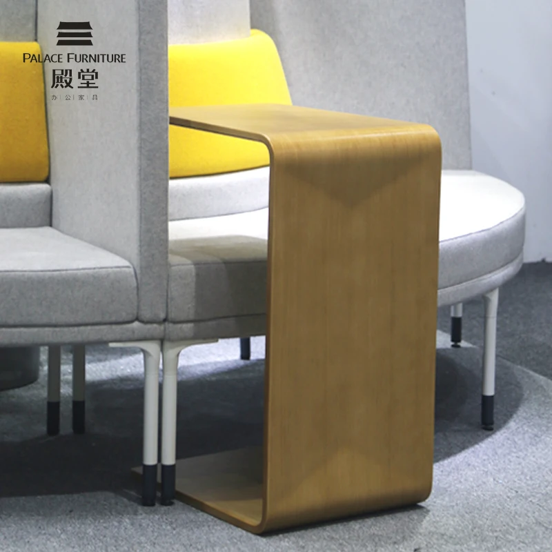 Nature walnut plywood side table coffee table bentwood side table modern