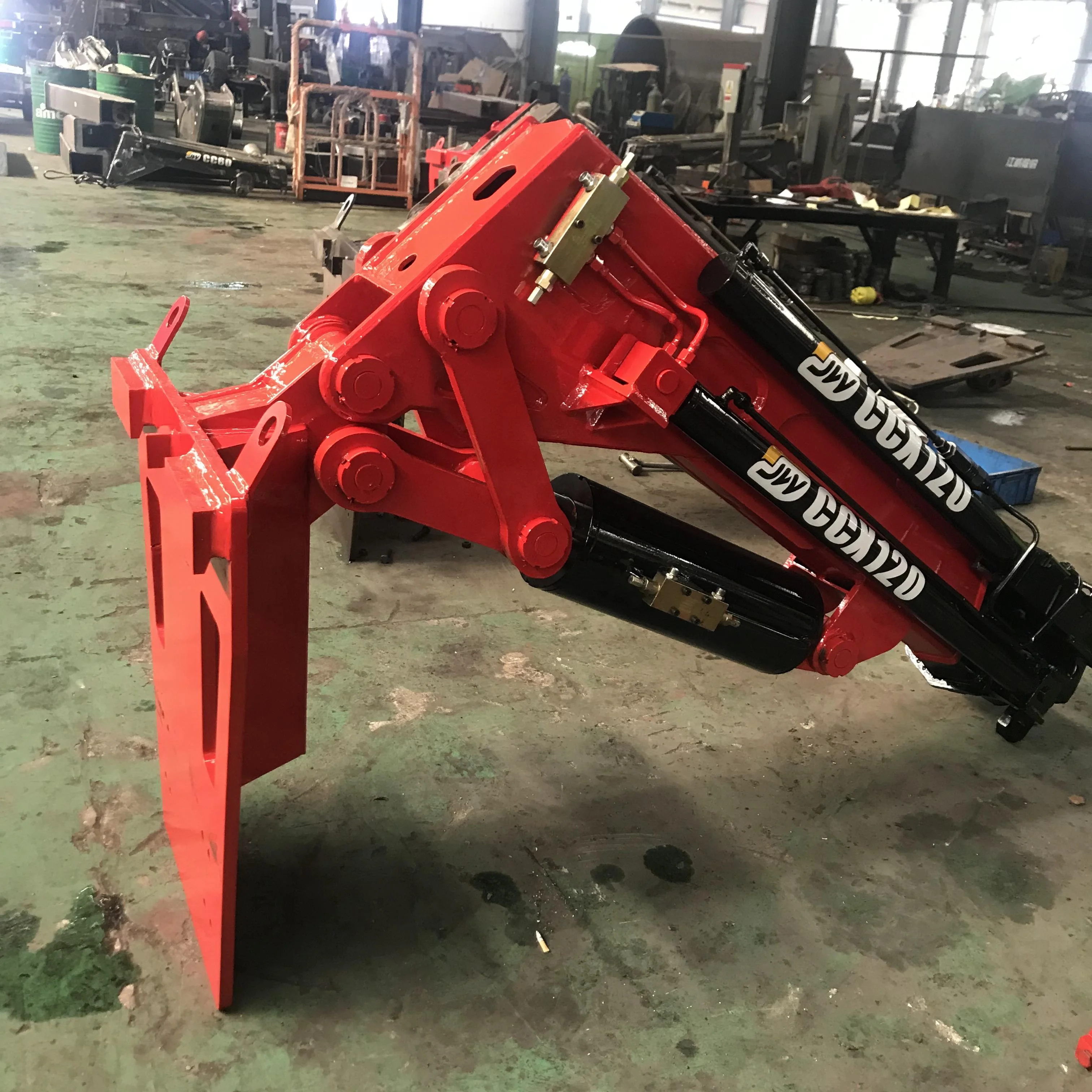 Hydraulic Small Mobile Floor Crane 5 ton for sale