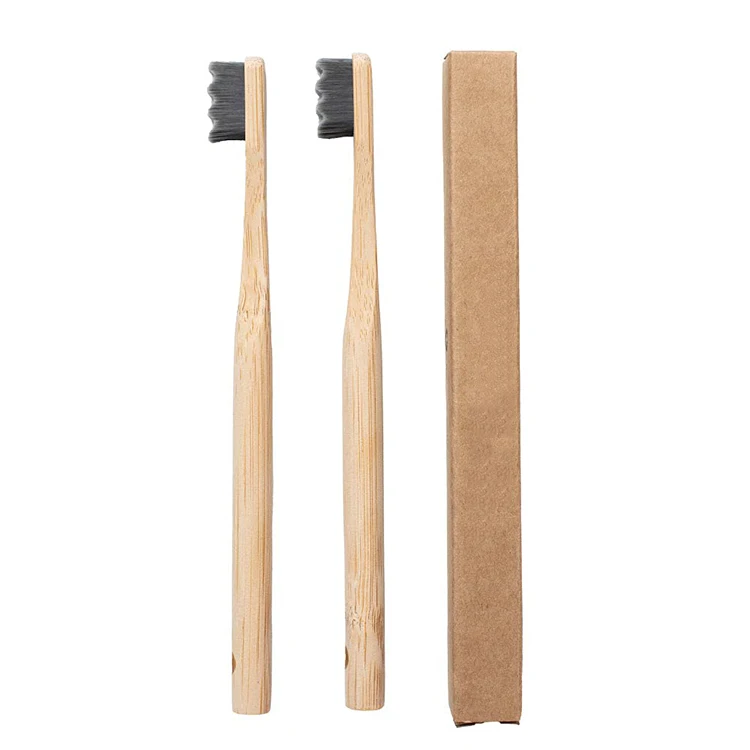 Factory Direct Sale Custom Biodegradable Eco Natural Organic 20000 Nano Bristle Bamboo Toothbrush For Adult Kid With Case
